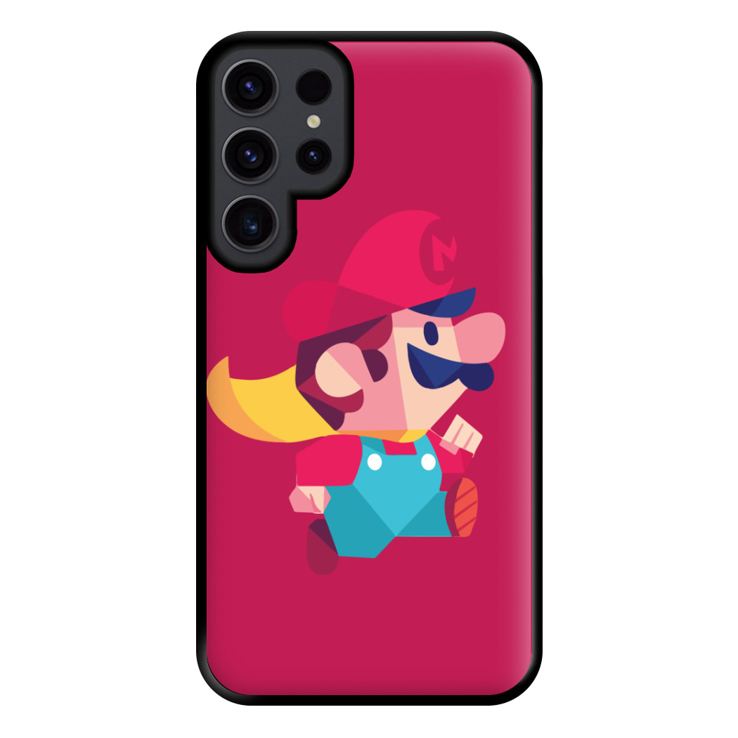 Running Mario - Mario Phone Case for Galaxy S23 Ultra