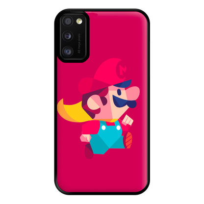 Running Mario - Mario Phone Case for Galaxy A41