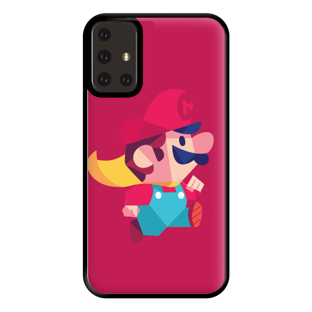 Running Mario - Mario Phone Case for Galaxy A71