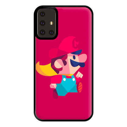 Running Mario - Mario Phone Case for Galaxy A71