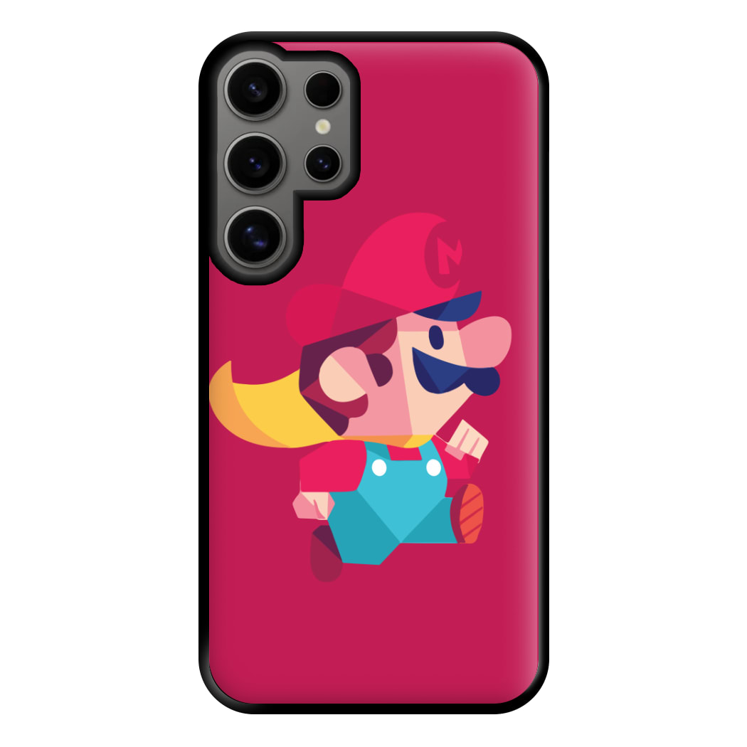 Running Mario - Mario Phone Case for Galaxy S24 Ultra