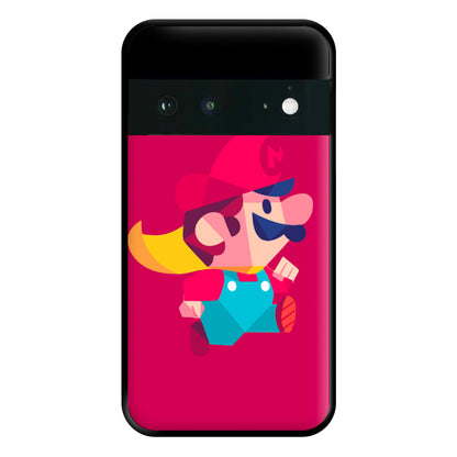 Running Mario - Mario Phone Case for Google Pixel 6a