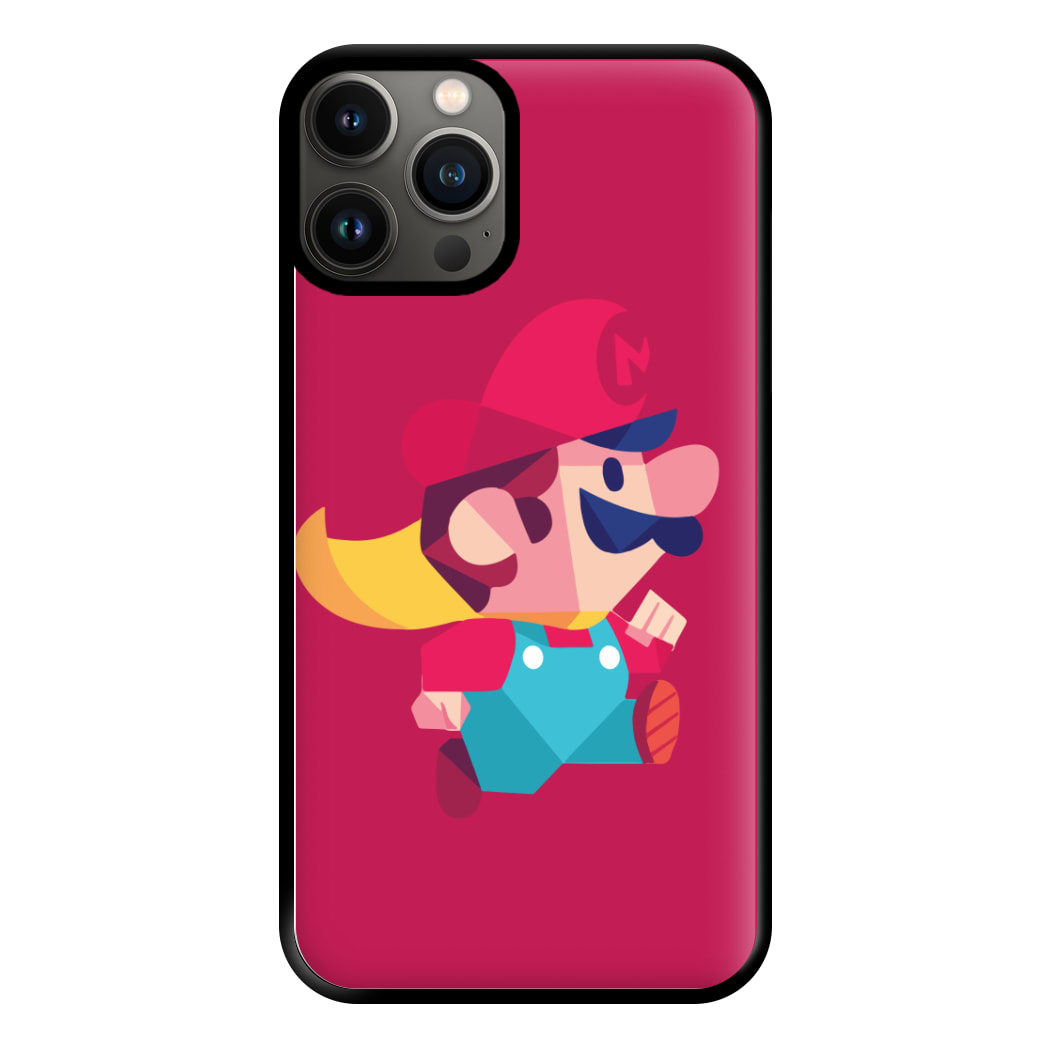 Running Mario - Mario Phone Case for iPhone 13 Pro Max