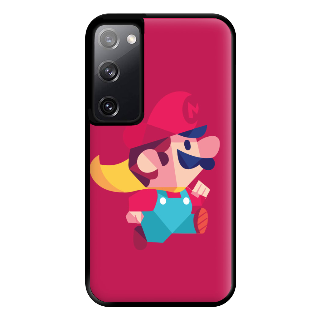 Running Mario - Mario Phone Case for Galaxy S20