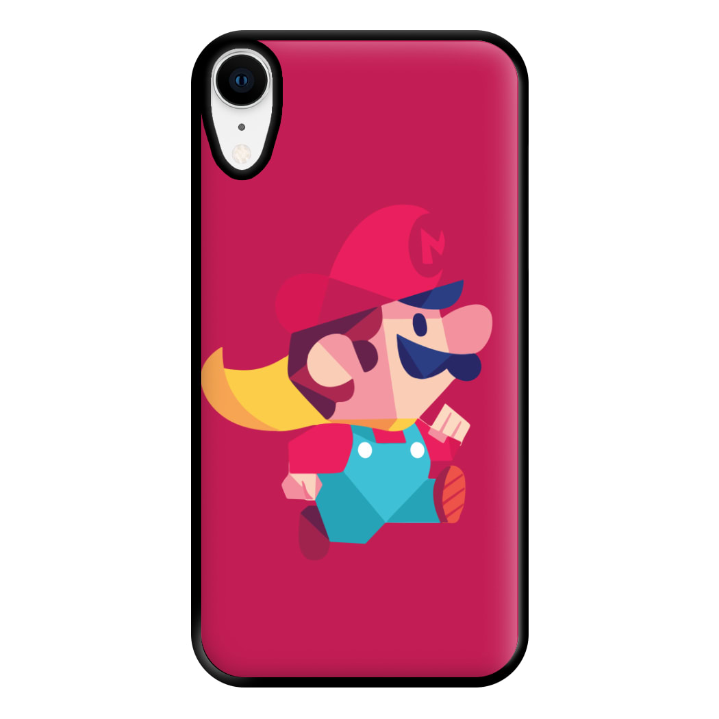 Running Mario - Mario Phone Case for iPhone XR