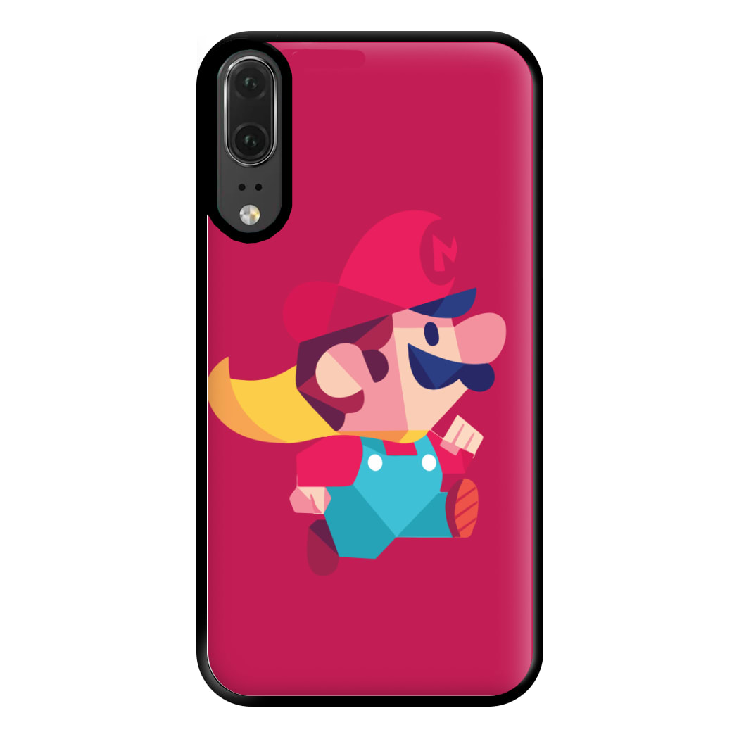 Running Mario - Mario Phone Case for Huawei P20