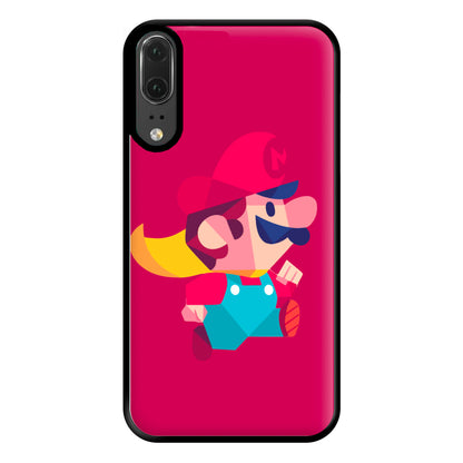 Running Mario - Mario Phone Case for Huawei P20