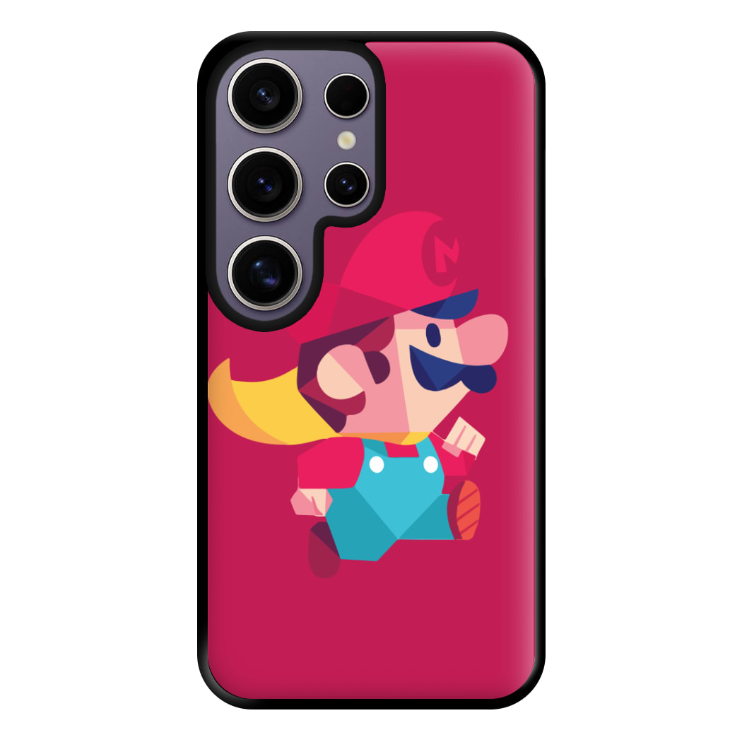 Running Mario - Mario Phone Case for Galaxy S25 Ultra