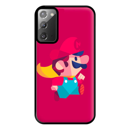 Running Mario - Mario Phone Case for Galaxy Note 20 Ultra