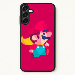 Running Mario - Mario Phone Case for Galaxy A57