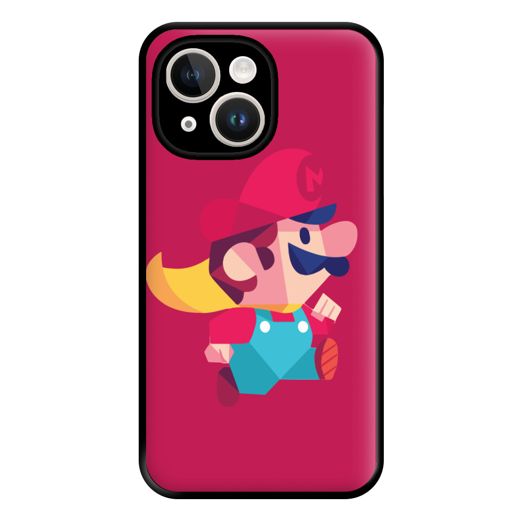 Running Mario - Mario Phone Case for iPhone 14 Plus