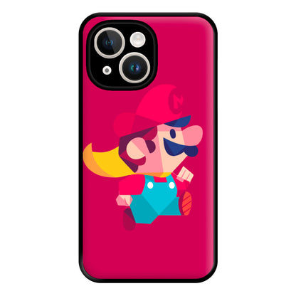 Running Mario - Mario Phone Case for iPhone 14 Plus