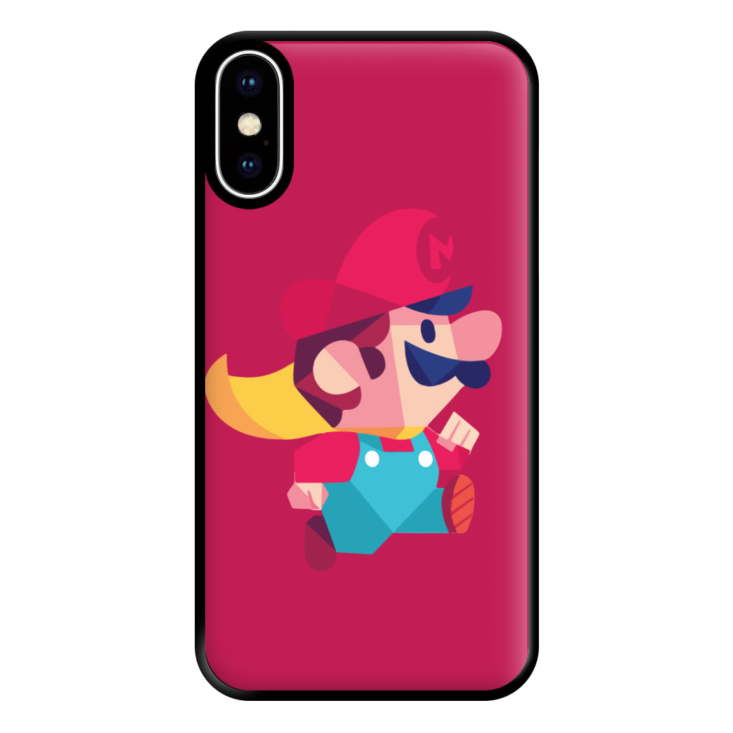 Running Mario - Mario Phone Case for iPhone XS Max