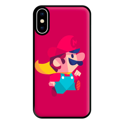 Running Mario - Mario Phone Case for iPhone XS Max