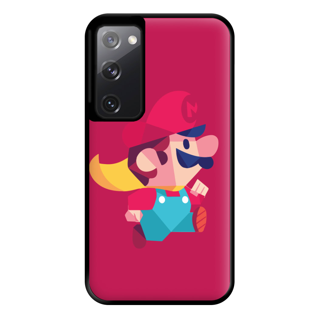 Running Mario - Mario Phone Case for Galaxy S20FE