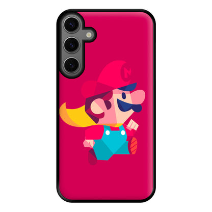 Running Mario - Mario Phone Case for Galaxy S23FE