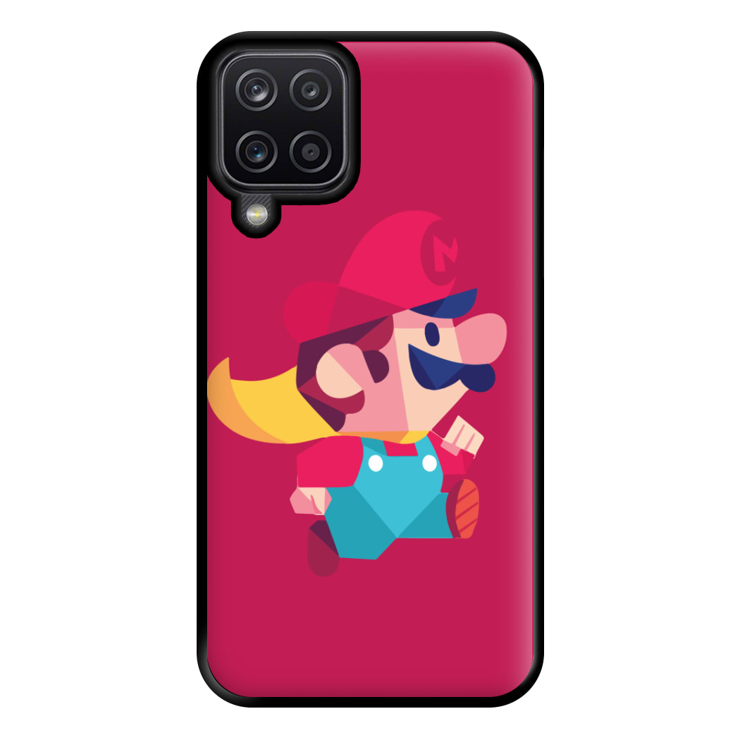 Running Mario - Mario Phone Case for Galaxy A12