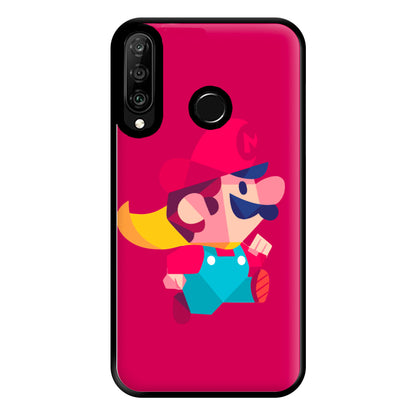 Running Mario - Mario Phone Case for Huawei P30 Lite