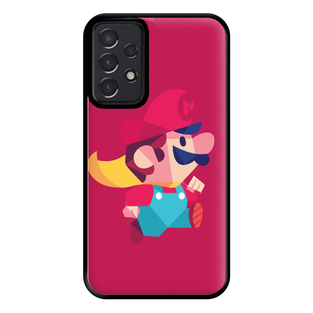 Running Mario - Mario Phone Case for Galaxy A52 / A52s