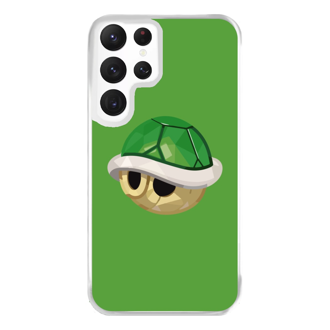 Green Koopa Troopa Shell - Mario Phone Case for Galaxy S22 Ultra