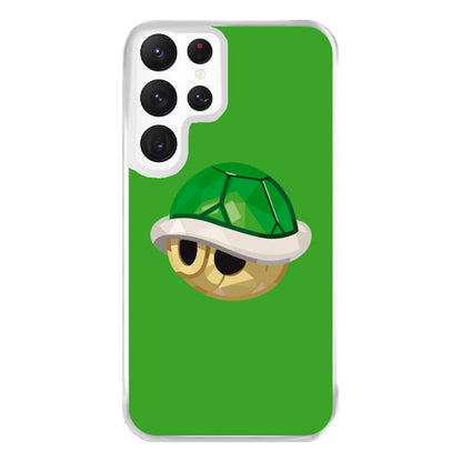 Green Koopa Troopa Shell - Mario Phone Case for Galaxy S22 Ultra