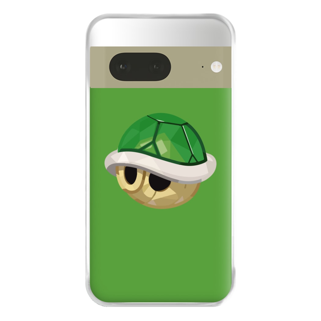 Green Koopa Troopa Shell - Mario Phone Case for Google Pixel 7a