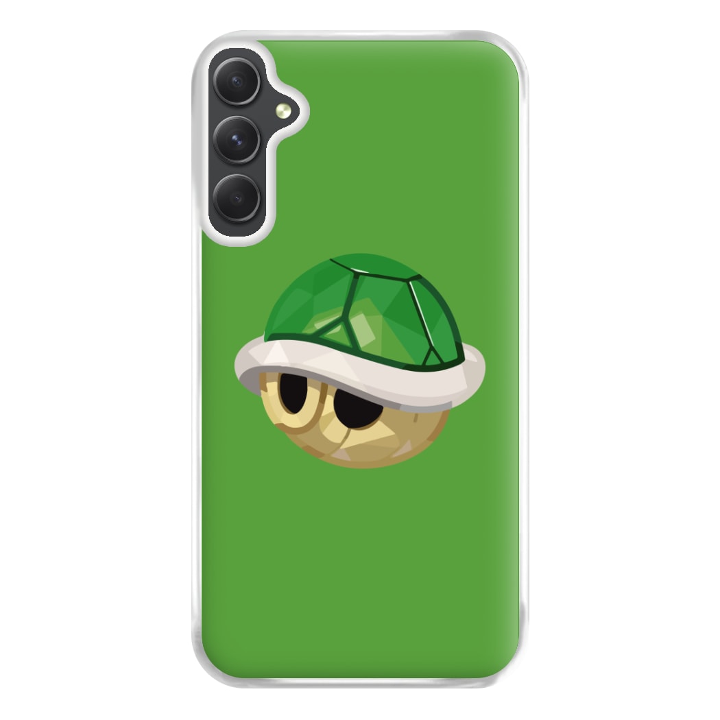 Green Koopa Troopa Shell - Mario Phone Case for Galaxy A14