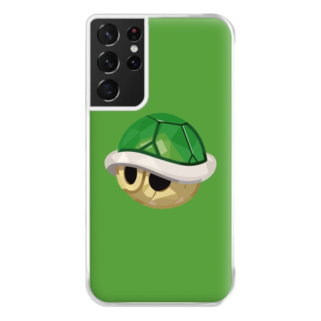 Green Koopa Troopa Shell - Mario Phone Case for Galaxy S21 Ultra