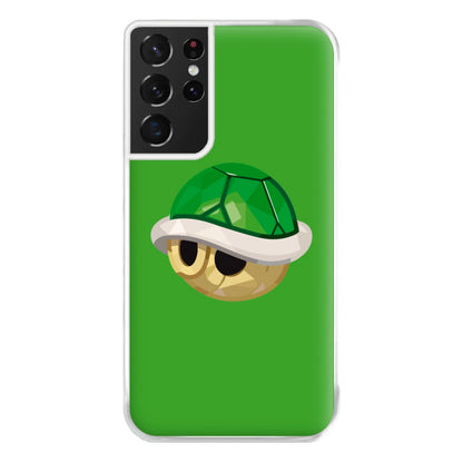 Green Koopa Troopa Shell - Mario Phone Case for Galaxy S21 Ultra