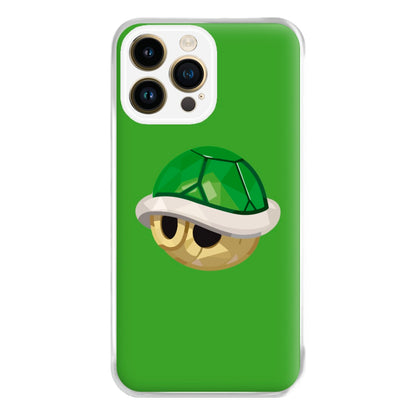 Green Koopa Troopa Shell - Mario Phone Case for iPhone 14 Pro Max