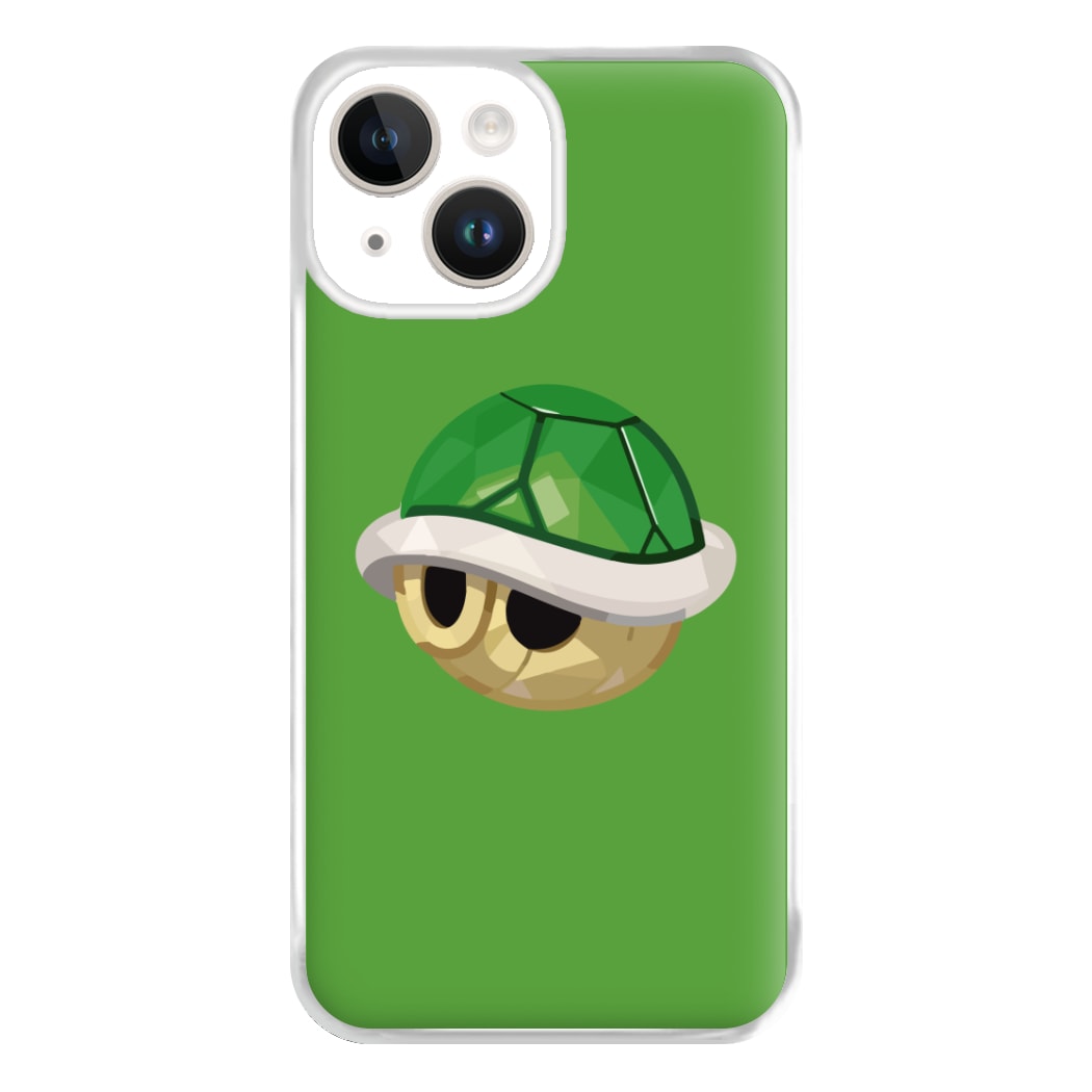 Green Koopa Troopa Shell - Mario Phone Case for iPhone 14