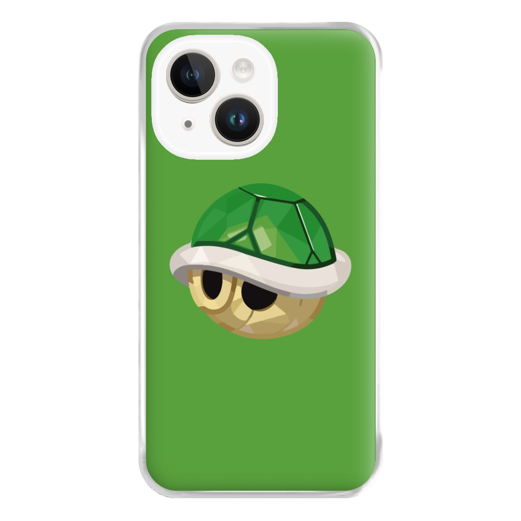 Green Koopa Troopa Shell - Mario Phone Case for iPhone 14 Plus