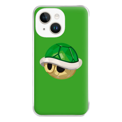 Green Koopa Troopa Shell - Mario Phone Case for iPhone 14 Plus