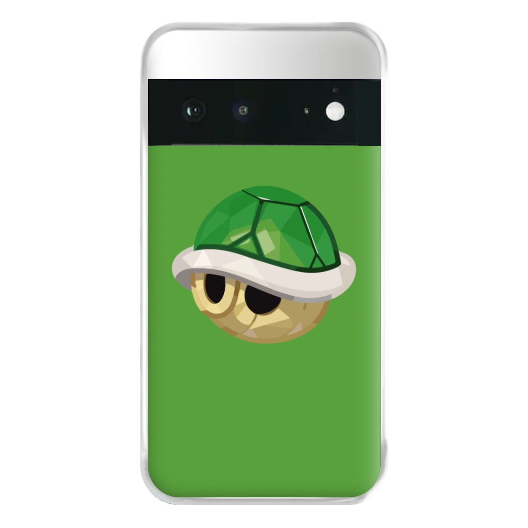 Green Koopa Troopa Shell - Mario Phone Case for Google Pixel 6a