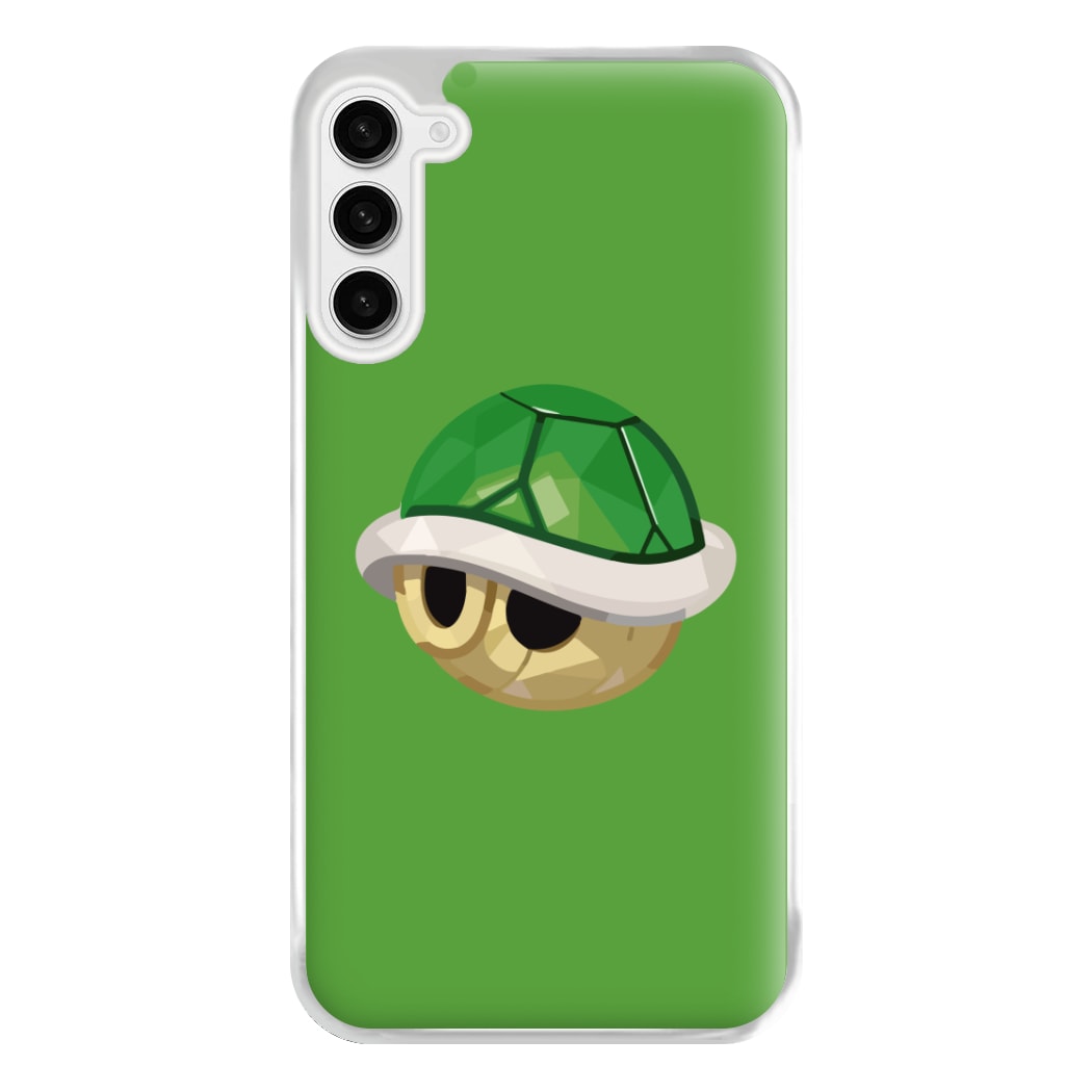 Green Koopa Troopa Shell - Mario Phone Case for Galaxy S23FE