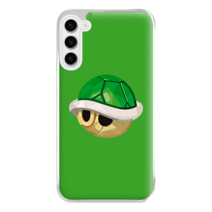 Green Koopa Troopa Shell - Mario Phone Case for Galaxy S23FE