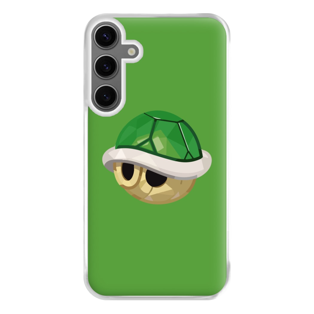 Green Koopa Troopa Shell - Mario Phone Case for Galaxy S24FE