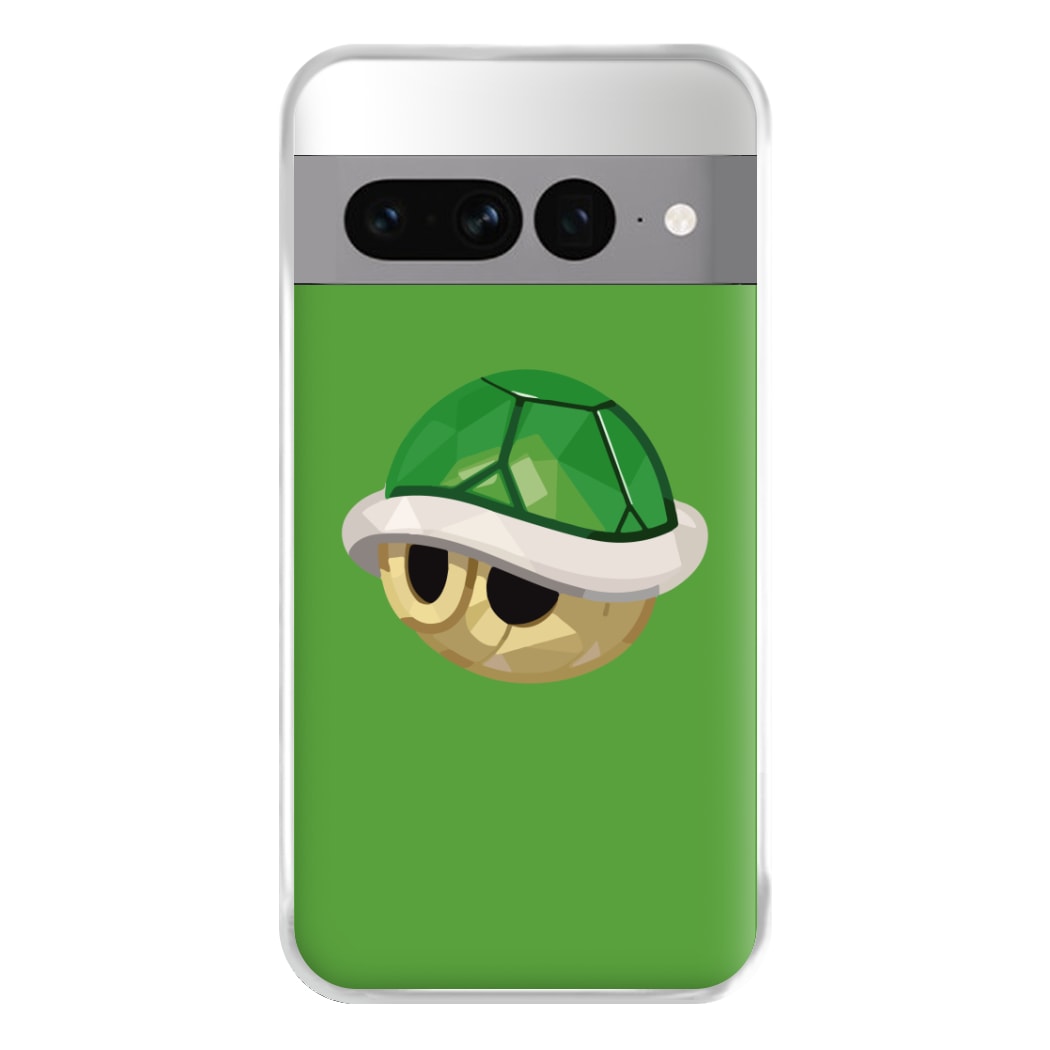 Green Koopa Troopa Shell - Mario Phone Case for Google Pixel 7 Pro