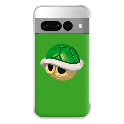 Green Koopa Troopa Shell - Mario Phone Case for Google Pixel 7 Pro