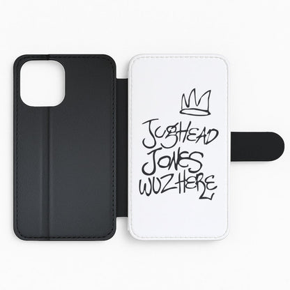 Jughead Jones Woz Here - Riverdale Flip Phone Case