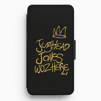 Jughead Jones Was Here - Black - Riverdale Flip / Wallet Phone Case