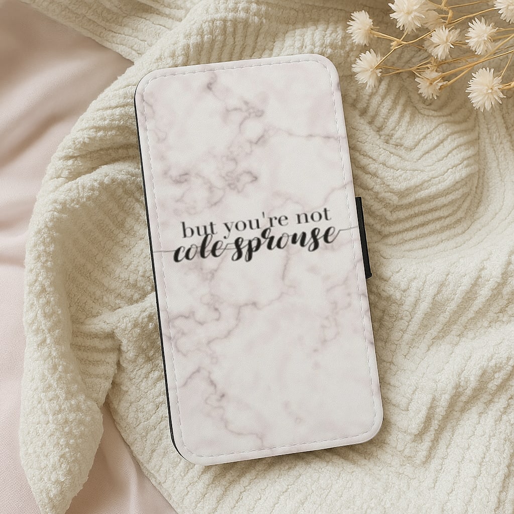 But You're Not Cole Sprouse - Marble Wallet Phone Case
