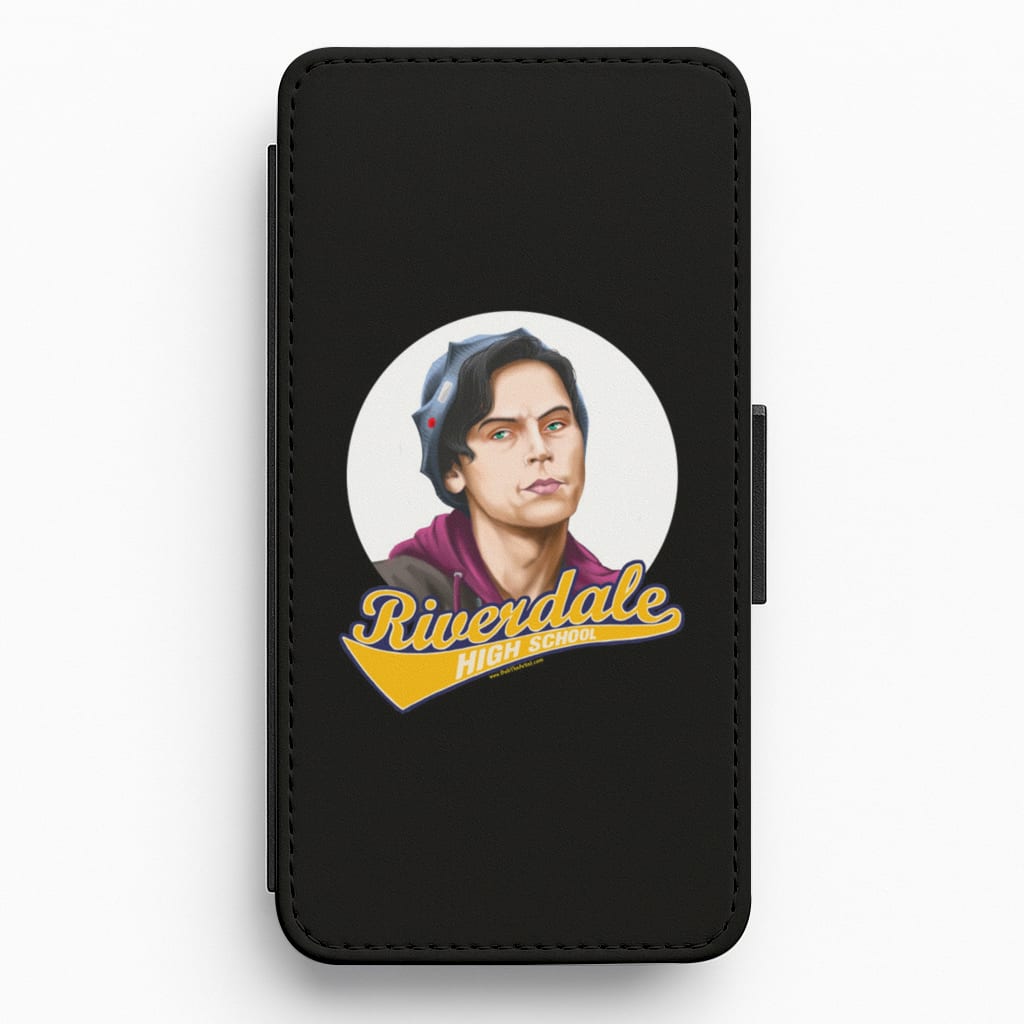 Riverdale High Scool - Jughead Illustration Flip / Wallet Phone Case