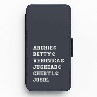 Riverdale Character Names Flip / Wallet Phone Case