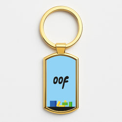 Oof Gold Keyring