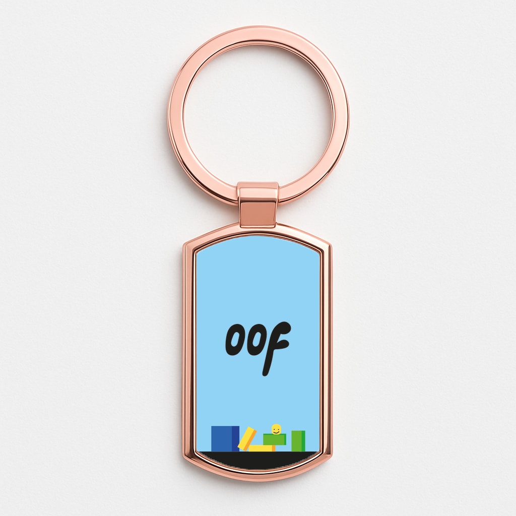 Oof Rose Gold Keyring