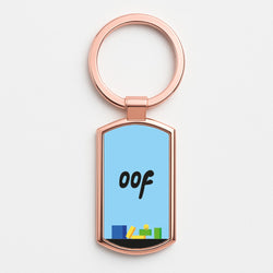 Oof Rose Gold Keyring
