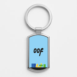 Oof Silver Keyring