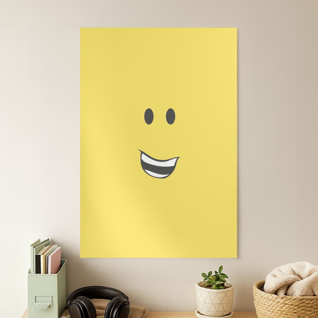 Yellow Face Poster