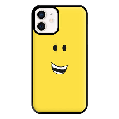 Yellow Face Phone Case for iPhone 13 Mini